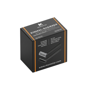 Murostar Disposable  Sort Barber Skraber  pakke med 100 stk.