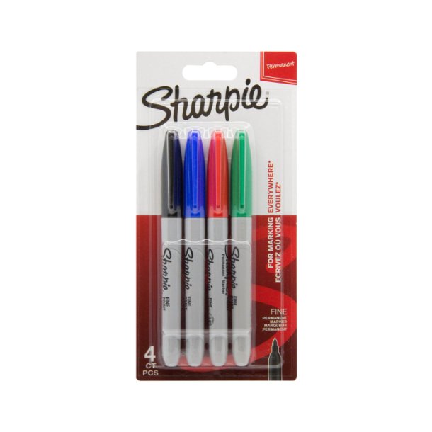 Sharpie Fine Pack ( 4 stk.)